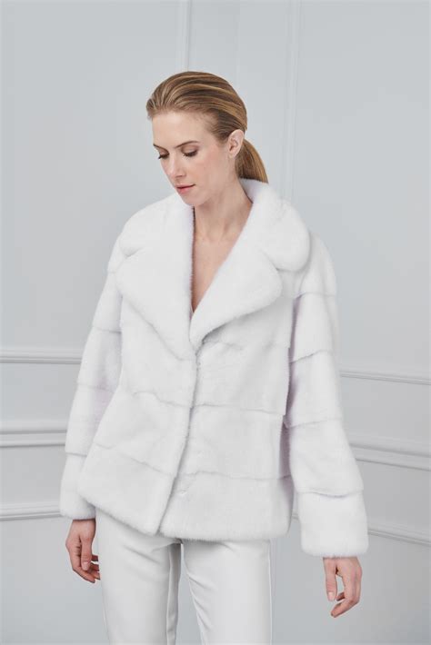 givenchy vintage short mink white mink coat|Givenchy Fur .